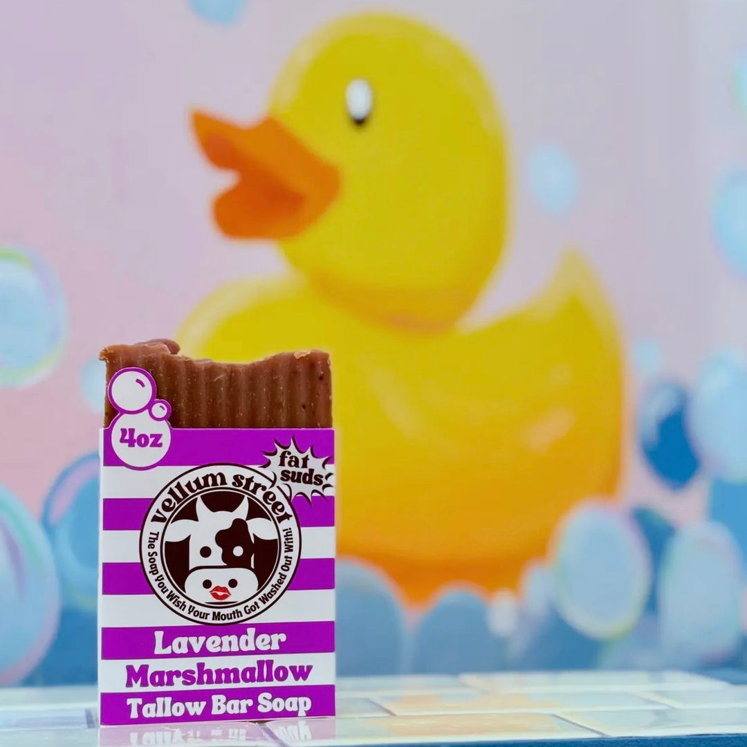 lavender marshmallow - tallow bar soap