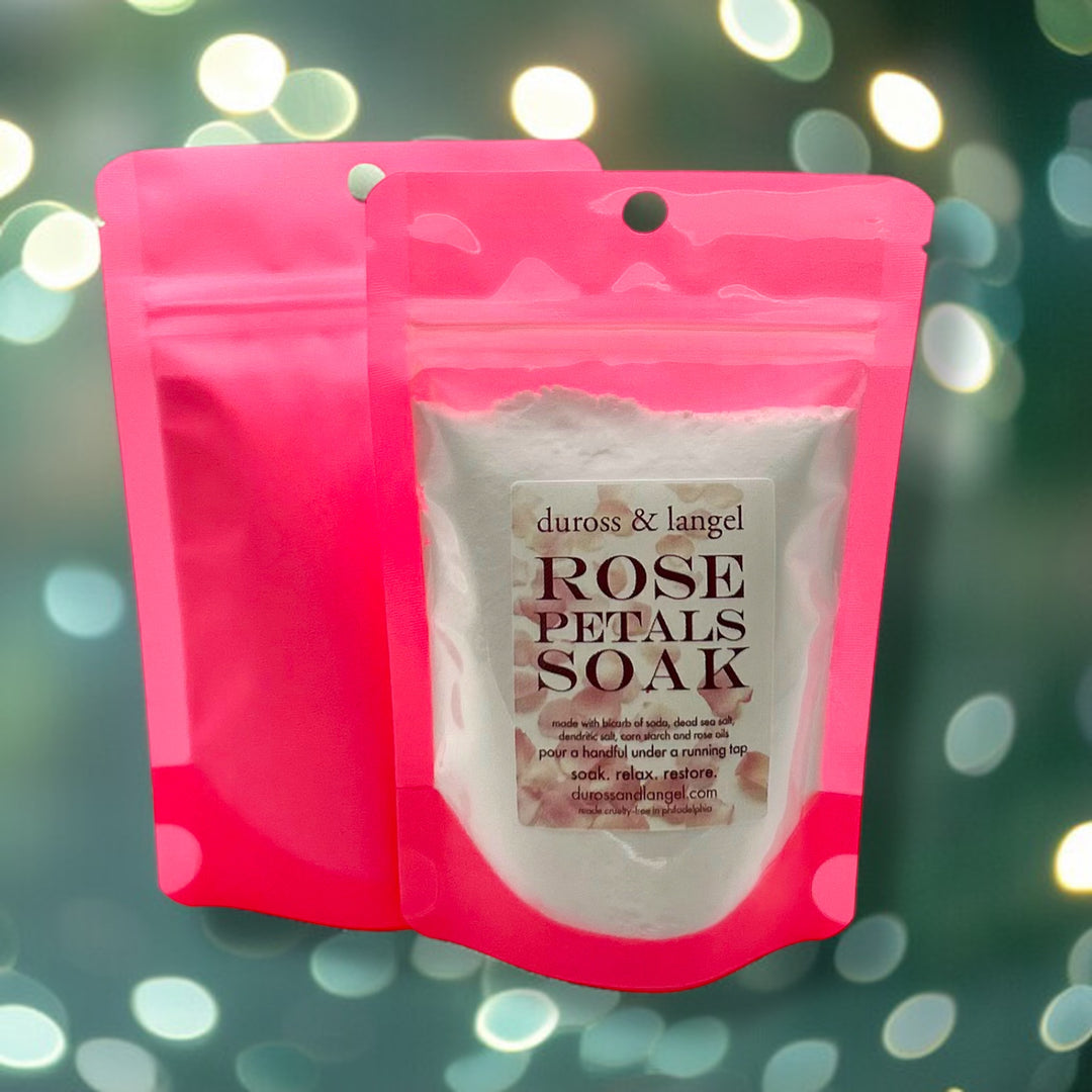 rose petal bath soak