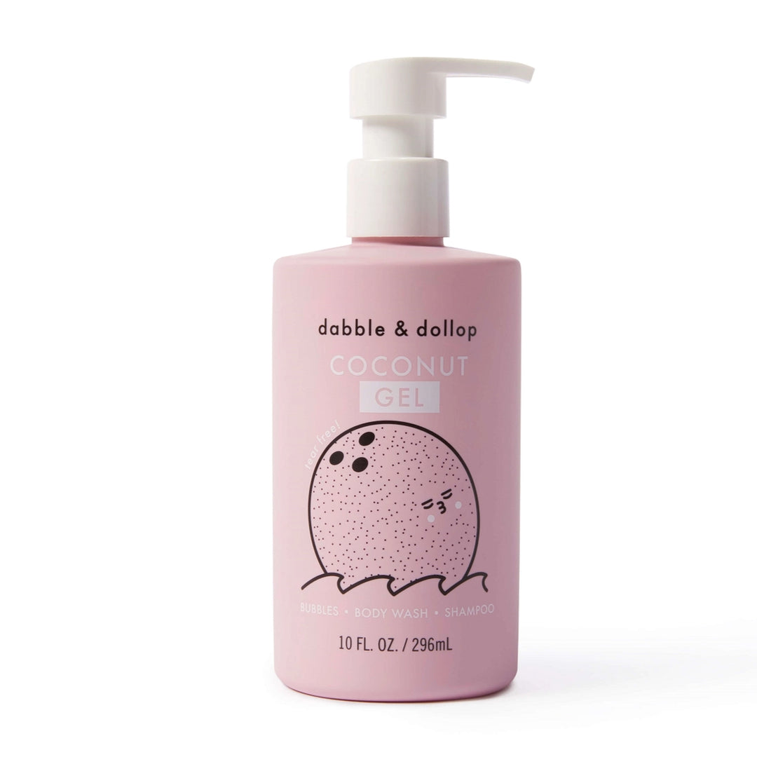 all-natural coconut shampoo, body wash & bubbles