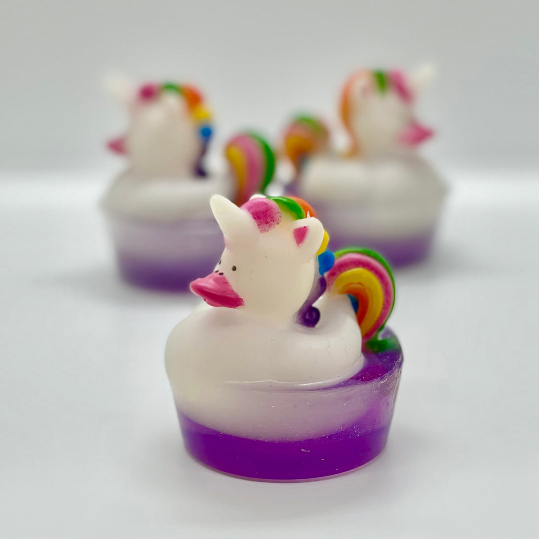 kids unicorn duck soap
