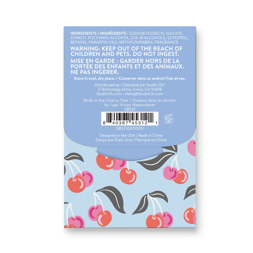 Birds in the Cherry Tree Single-Use Soap Sheets