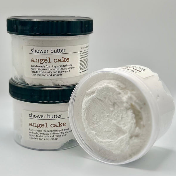 shower butter - angel cake