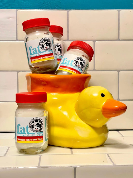 mini me fat marshmallow whipped tallow skin fluff