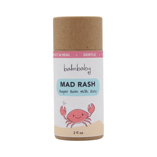 balm baby - mad rash diaper balm w/ zinc - eco stick