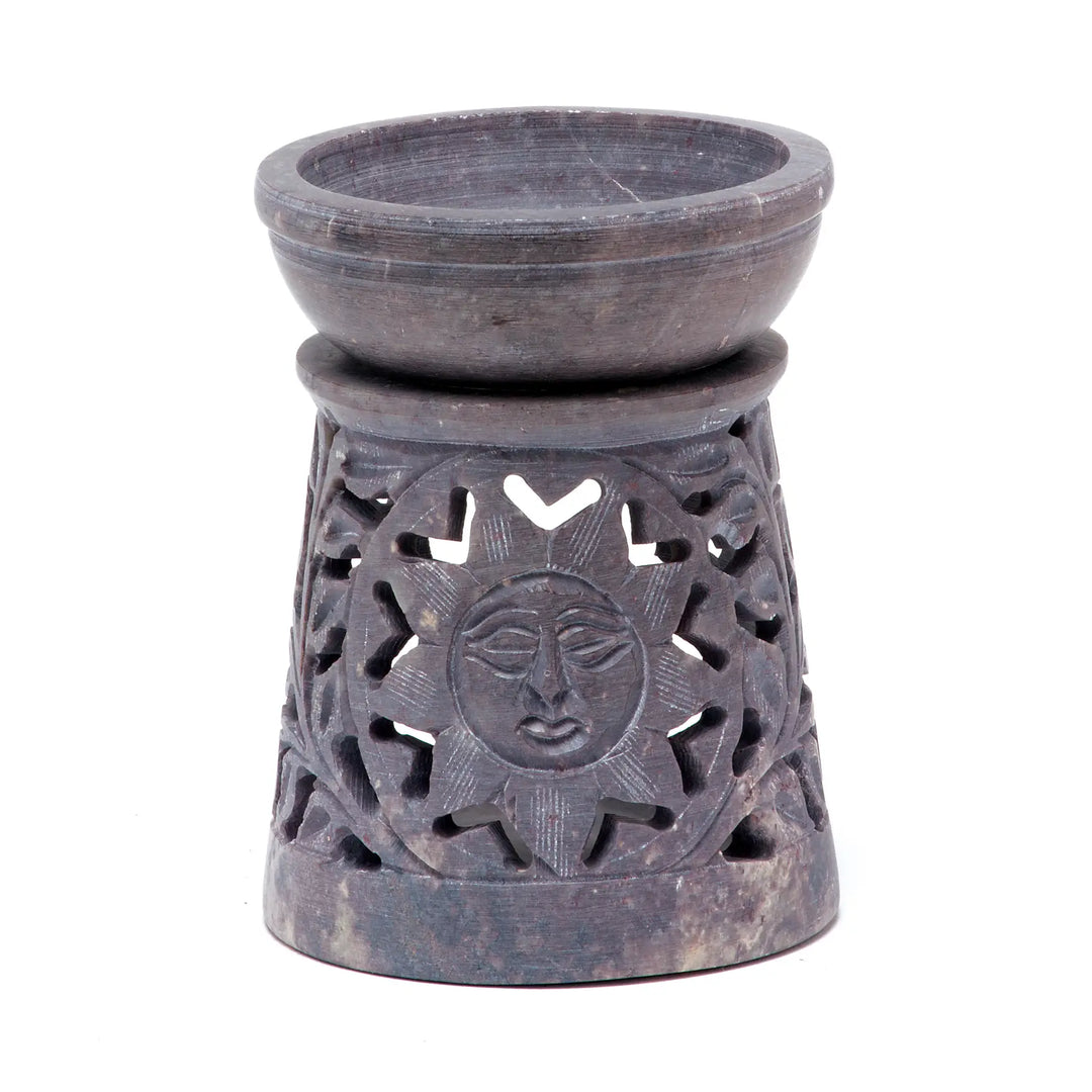 soapstone diffuser - sunface (small)