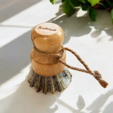 bamboo pot scrubber