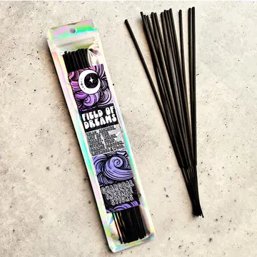 field of dreams - 9 inch incense stick - charcoal