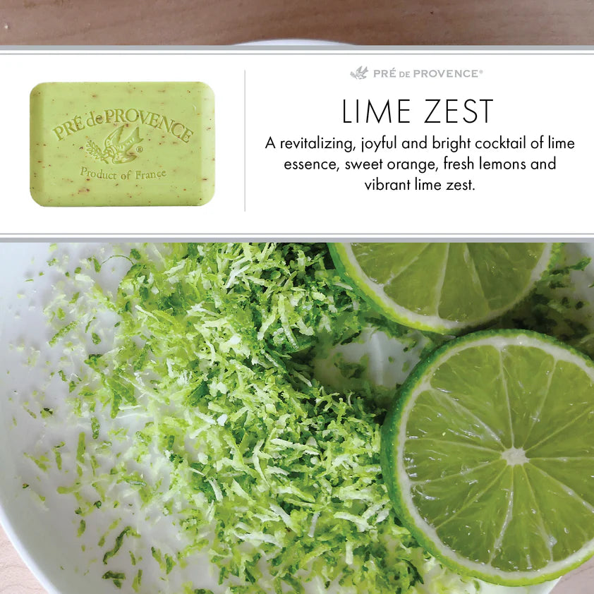 lime zest soap bar
