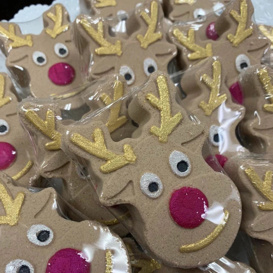 reindeer bath bomb
