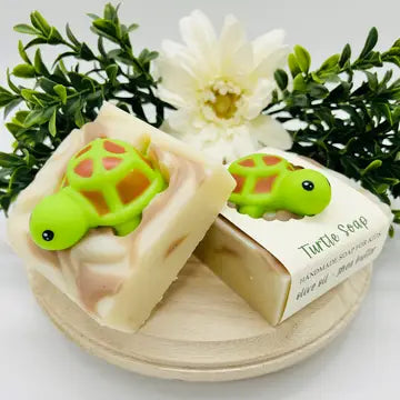 handmade novelty soap - turtle