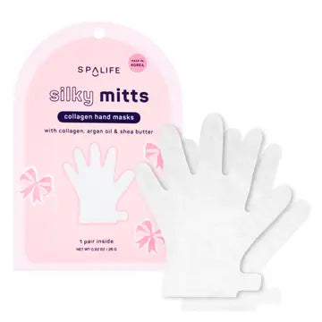 Silky Mitts Collagen Repairing Spa Hand Mask - single