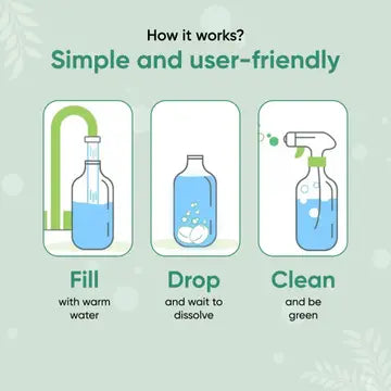 home cleaning kit - all-purpose | glass | bath