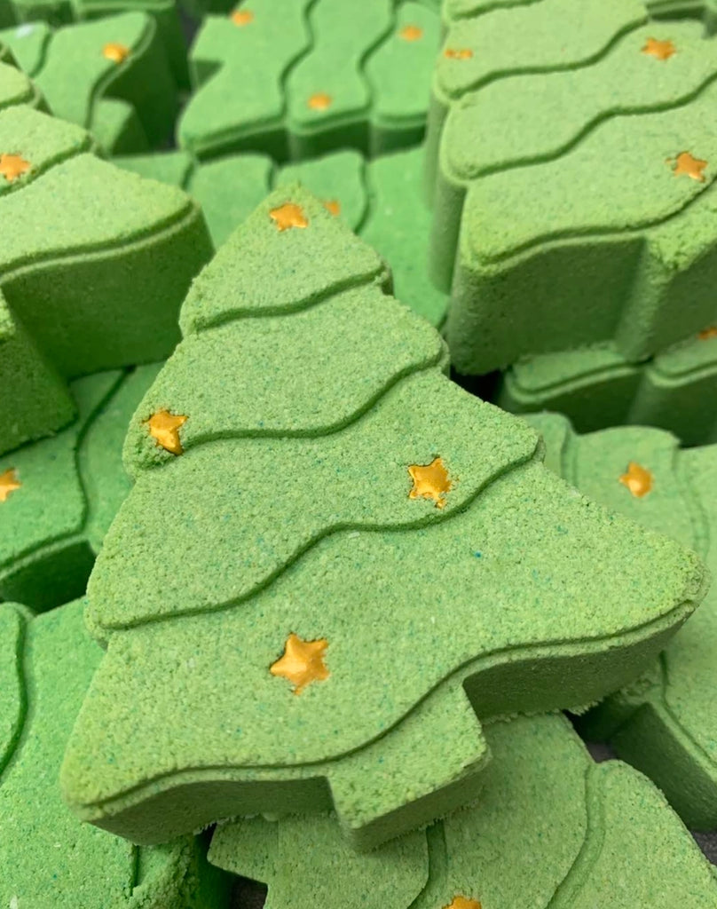 fir tree bath bomb