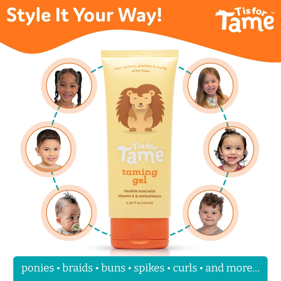 T is for Tame taming gel - soft natural style & hold