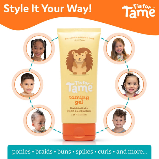 T is for Tame taming gel - soft natural style & hold