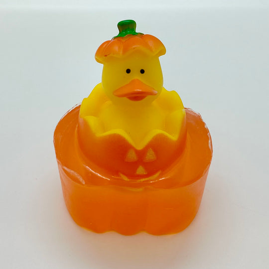 pumpkin duck - halloween soap
