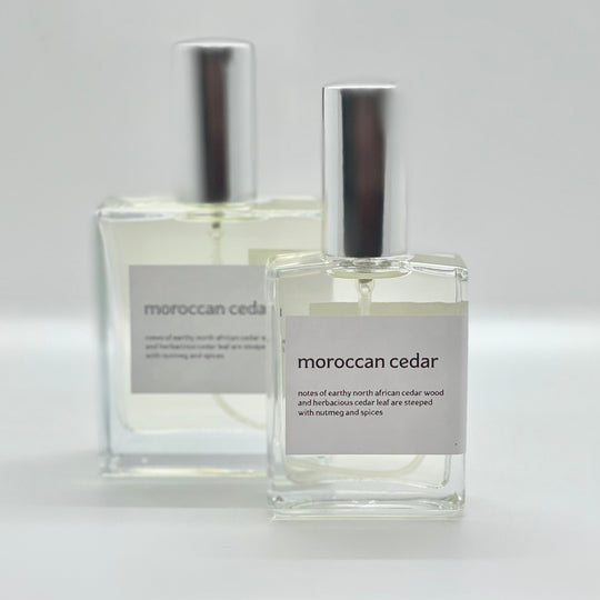 moroccan cedar handcrafted perfume