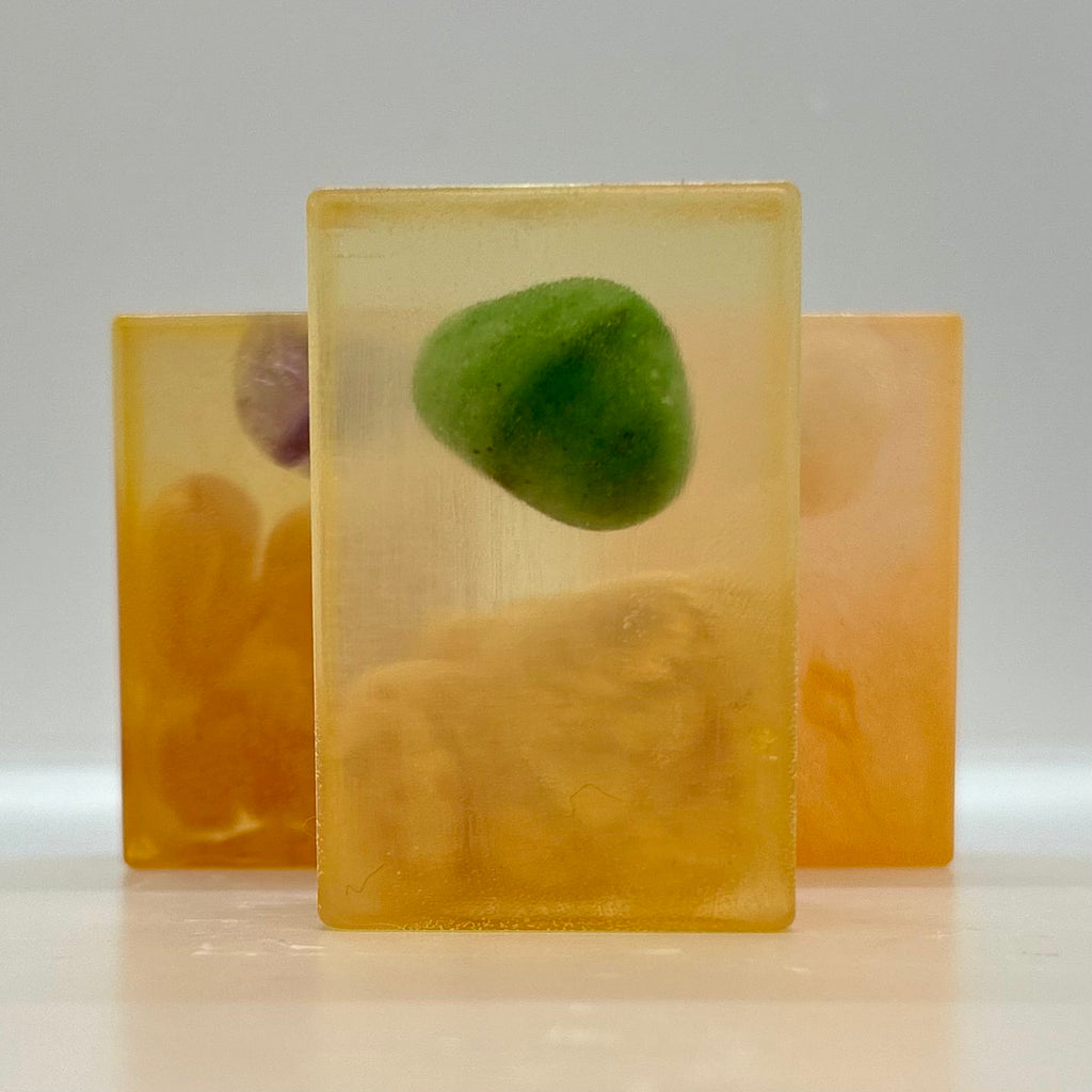 aventurine stone - bar soap