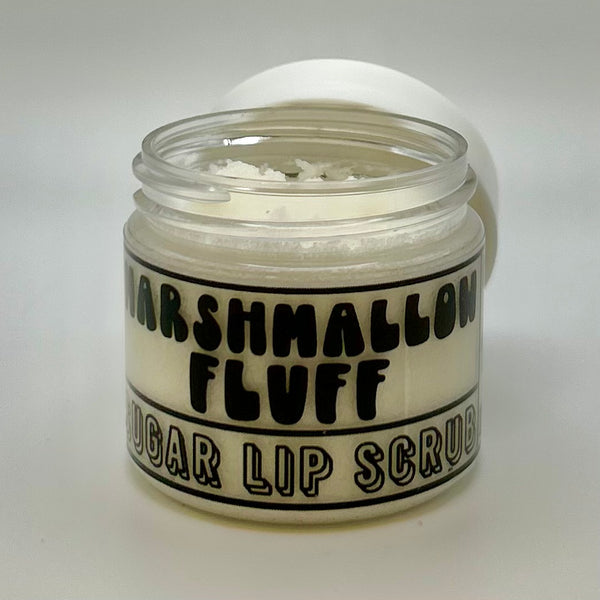 marshmallow fluff - organic sugar lip scrub
