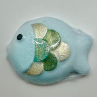 blue goldfish bath bomb