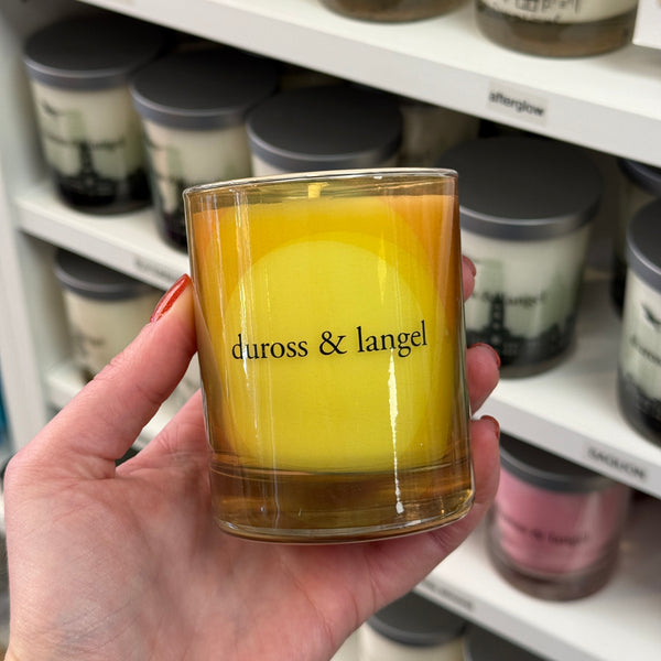 Rose Garden Yellow Candle - Signature Glass