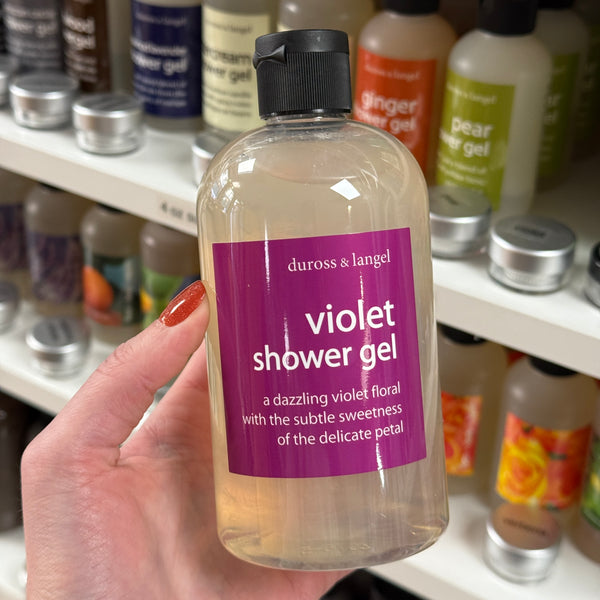 violet shower gel - 12 oz cloudy