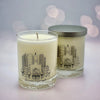 Pumpkin + Spice Candle - Philadelphia Skyline Glass