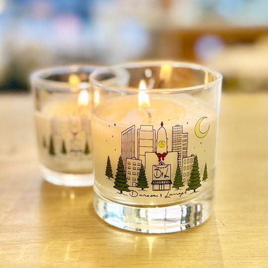 Wassail 2026 Holiday Philadelphia Skyline Candle
