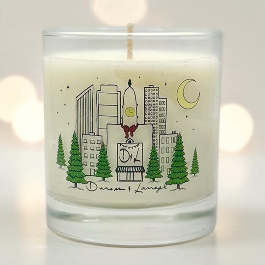 Wassail 2026 Holiday Philadelphia Skyline Candle