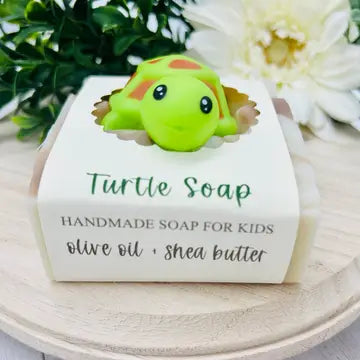 handmade novelty soap - turtle