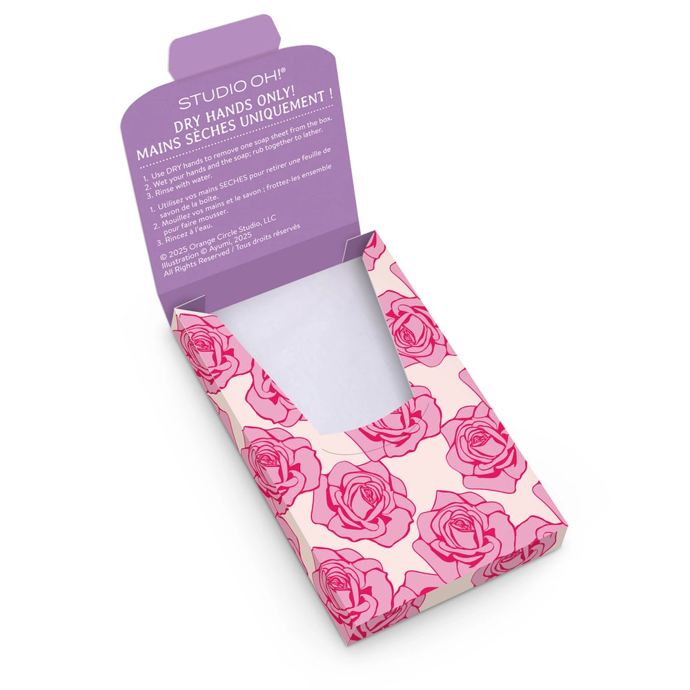Petite Rose Single-Use Soap Sheets