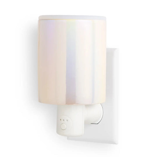 timer outlet wax warmer for wax melts - opalescent