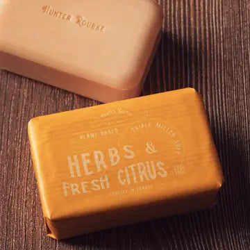 herbs & fresh citrus soap by Hunter Rourke