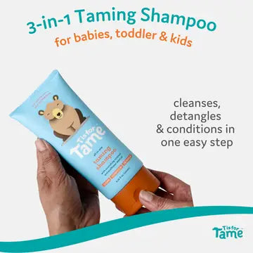 T is for Tame 3-in-1 baby shampoo