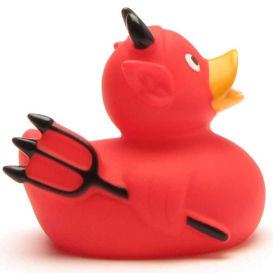 devil duck - rubber duck
