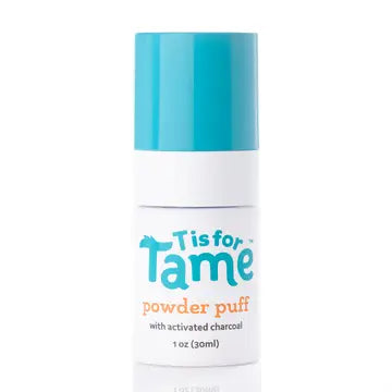 T is for Tame powder puff dry shampoo