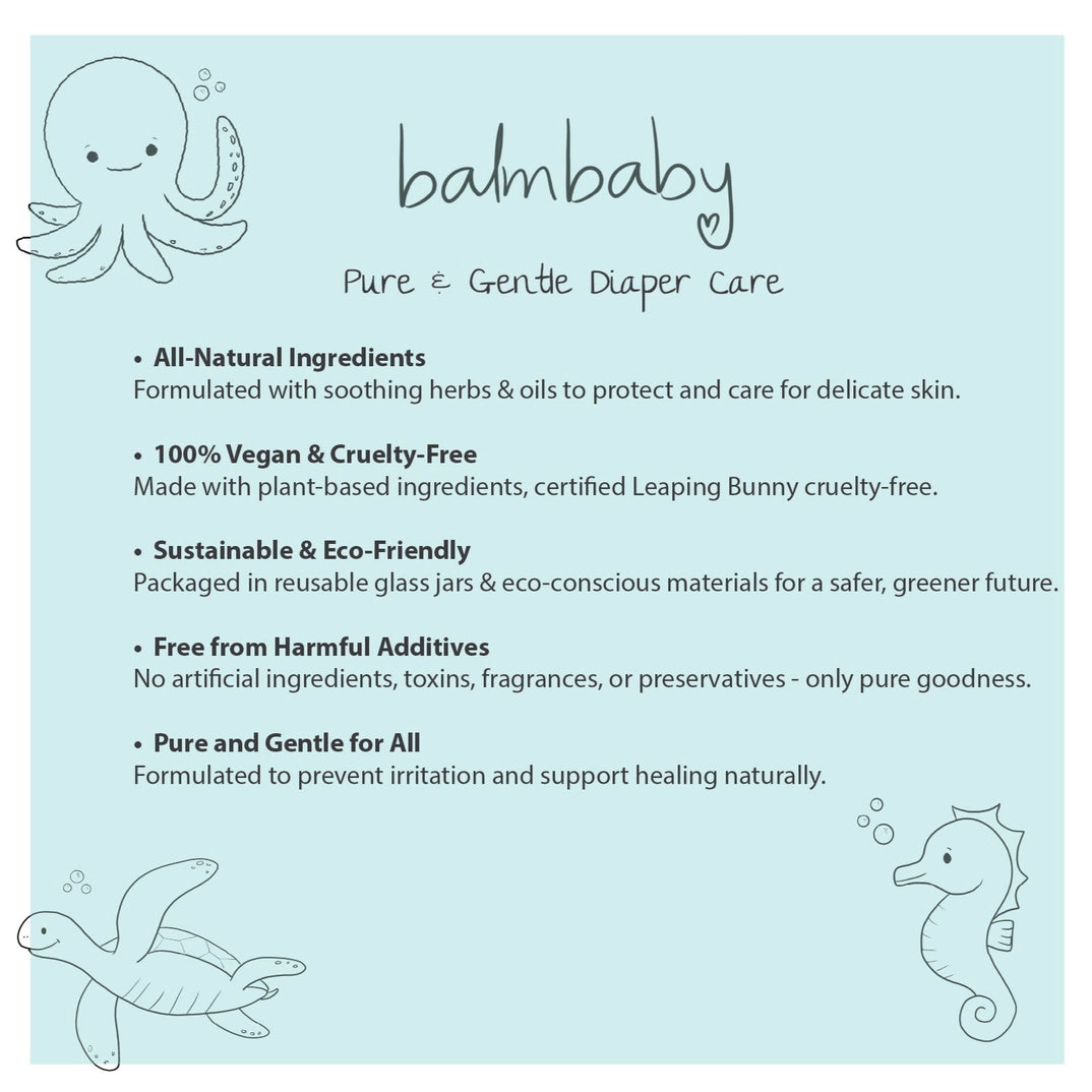 balm baby - diaper balm and all purpose skin aid - eco stick