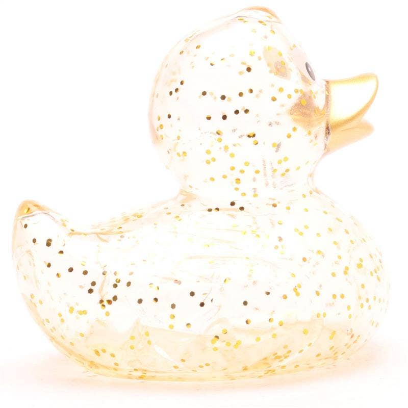 glitter duck - gold