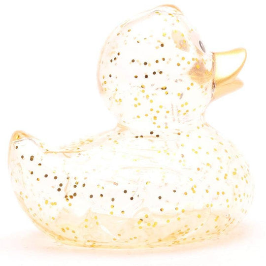 glitter duck - gold