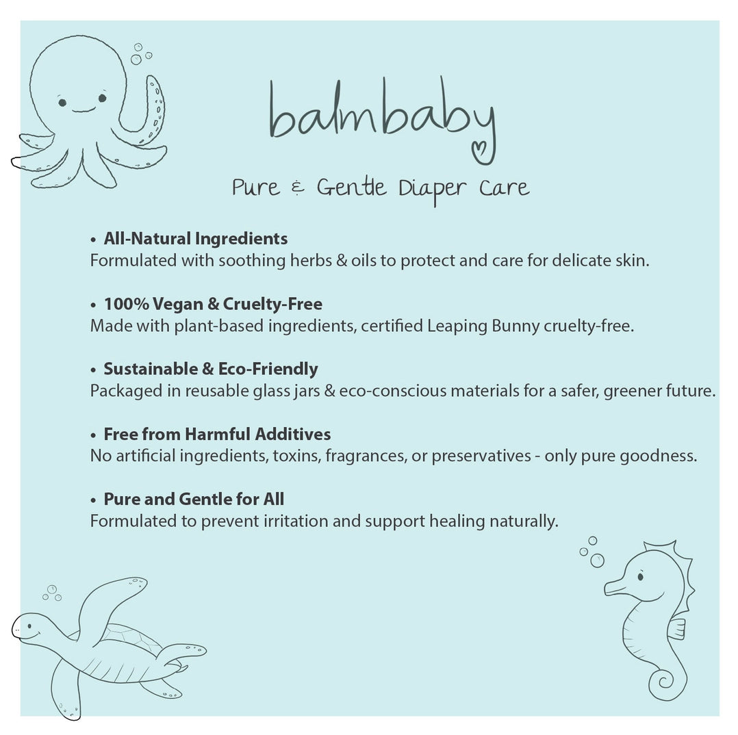 balm baby - mad rash diaper balm w/ zinc - eco stick