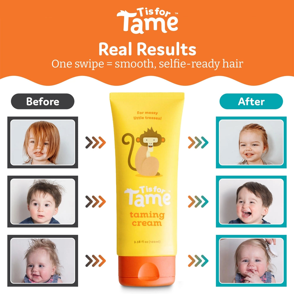 T is for Tame taming cream - frizz, flyaways, and bed head