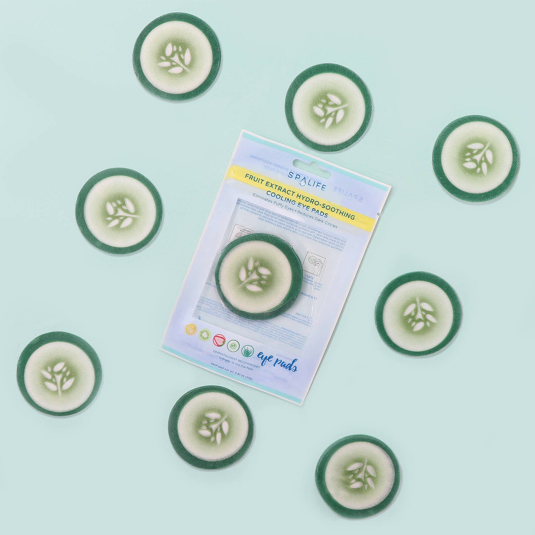 Cucumber Cooling Eye Pads - 12 Pads