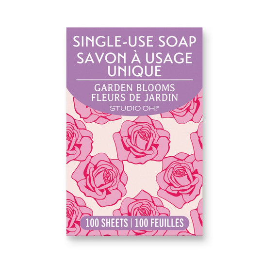 Petite Rose Single-Use Soap Sheets