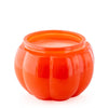 Orange Pumpkin Glass Candle - Pumpkin + Spice