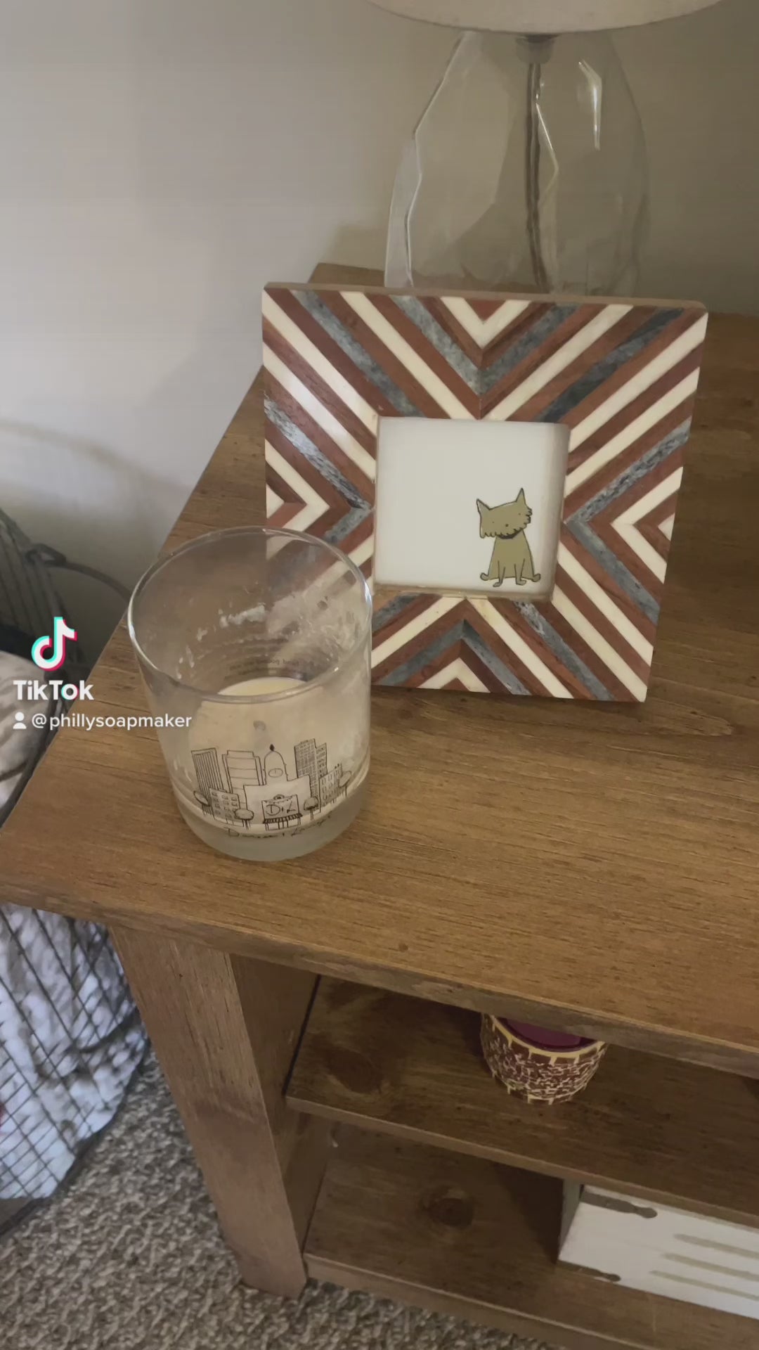 Moonflower Candle - Philadelphia Skyline Glass