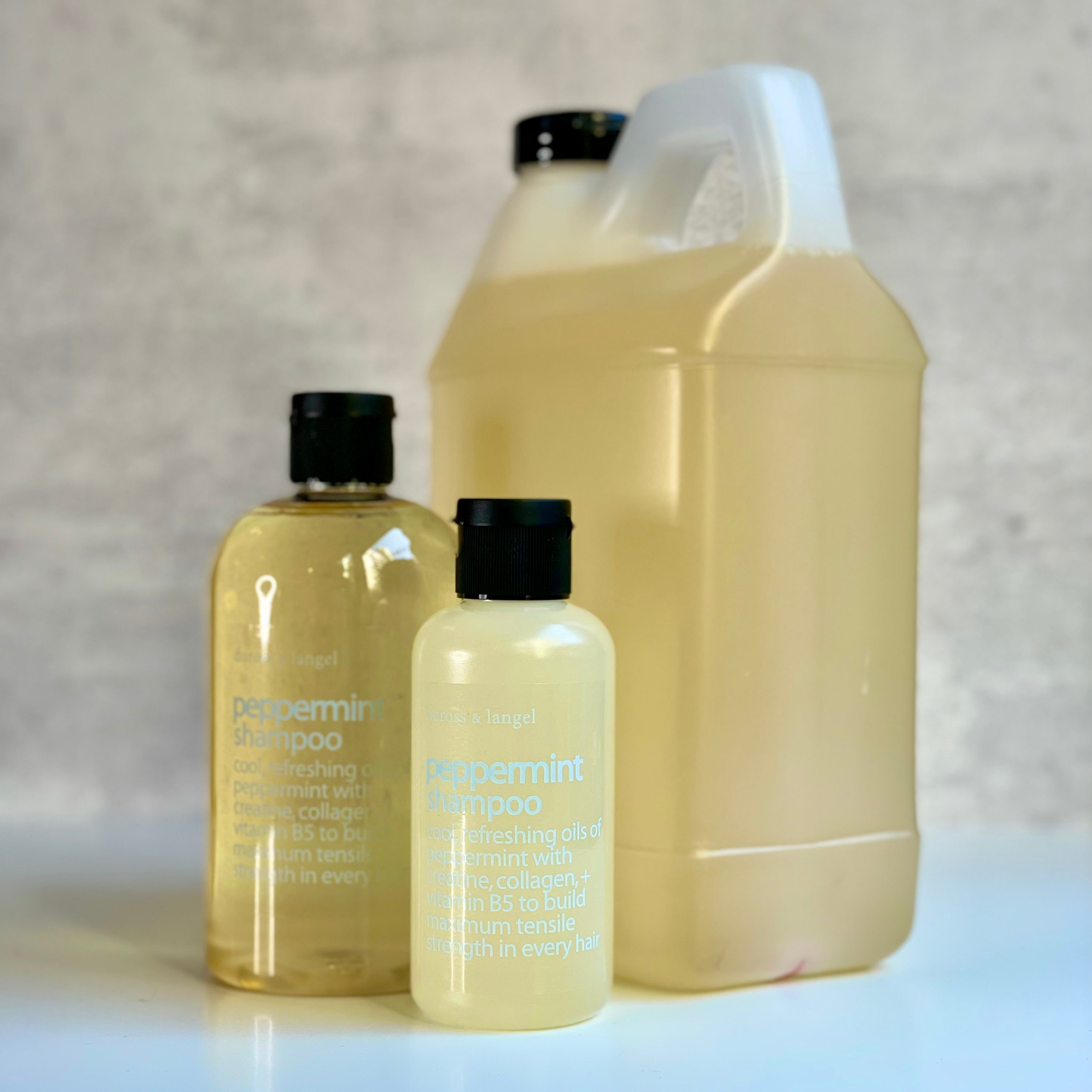 peppermint shampoo – duross & langel